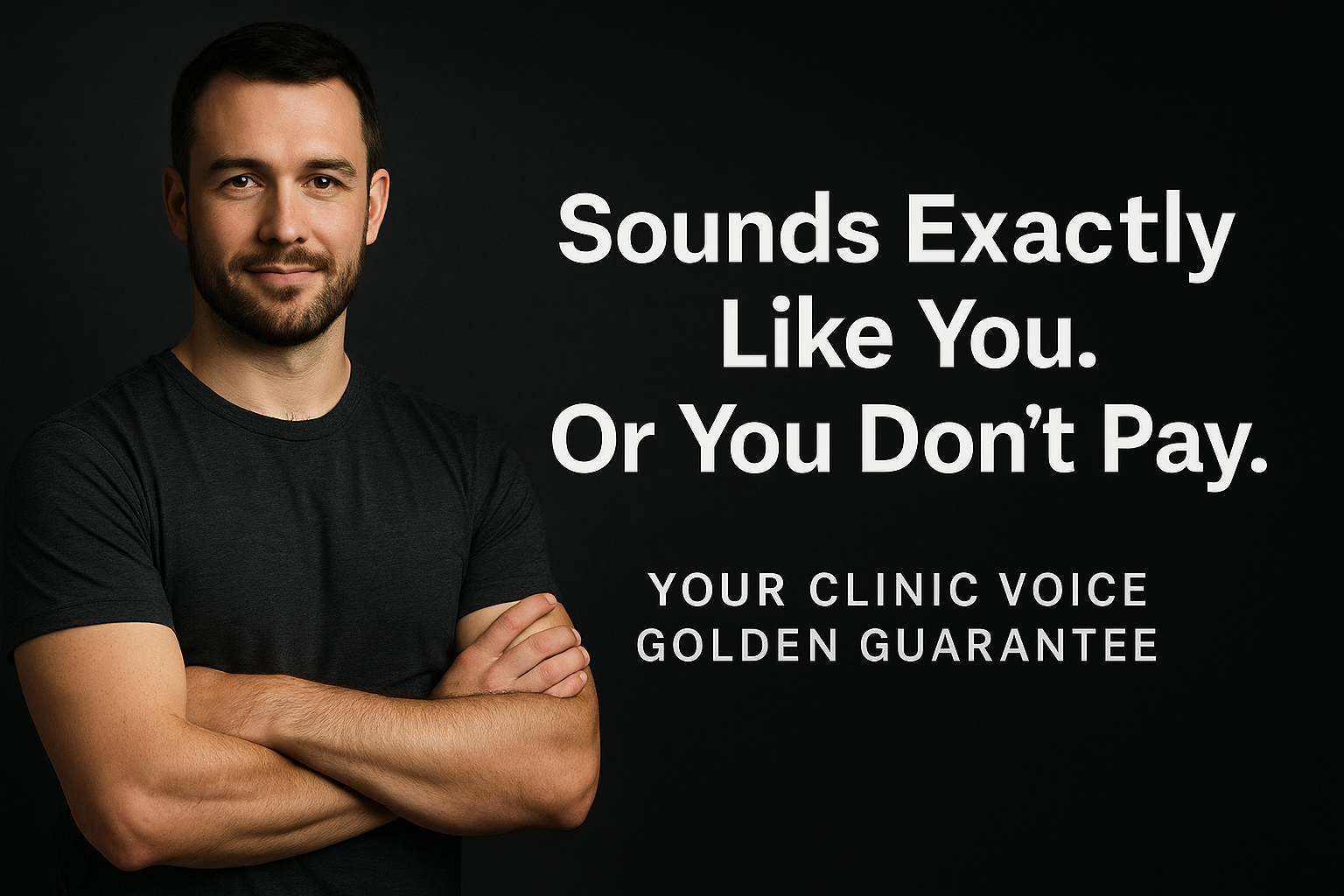 Golden Guarantee. Sounds exactly like you or you don't pay